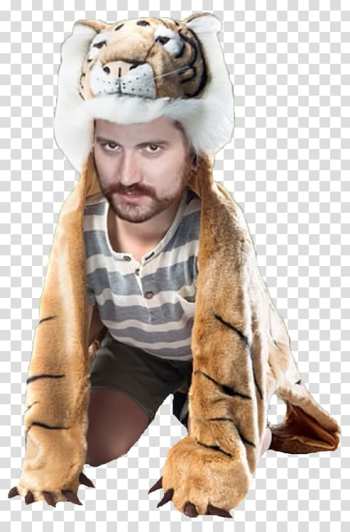 White tiger Disguise Child Costume, climbing tiger transparent background PNG clipart