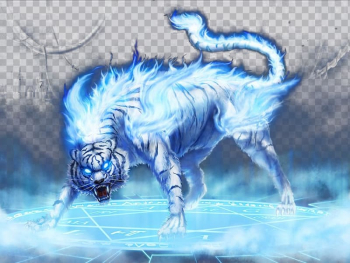 White tiger , White tiger High-definition television , Flames White Tiger transparent background PNG clipart