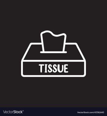 white tissue line icon white tissue line icon