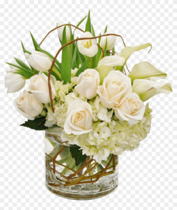 White Tulips, White Roses, White Calla Lilies - White Tulips And Roses White Tulips, White Roses, White Calla Lilies - White Tulips And Roses