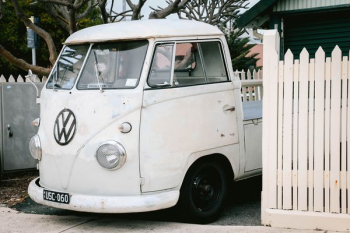 white Volkswagen vehicle white Volkswagen vehicle