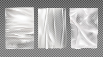 White wet papers set Free Vector White wet papers set Free Vector