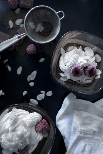 White Whip Creams With Berries White Whip Creams With Berries
