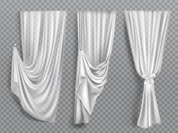 White window curtains on transparent background Free Vector White window curtains on transparent background Free Vector