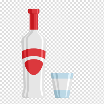 White wine Baijiu Vodka Cocktail, White Cartoon White Wine Cup transparent background PNG clipart