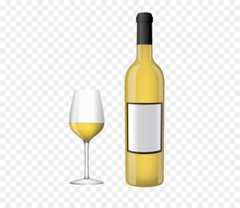 White wine Red Wine Common Grape Vine Burgundy wine - White wine bottle and glasses vector material 