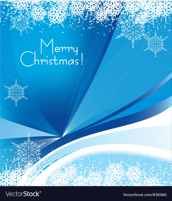White Winter Christmas Background vector image White Winter Christmas Background vector image