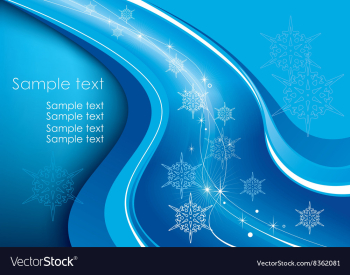 White Winter Christmas Background vector image White Winter Christmas Background vector image