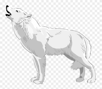 White Wolf Clipart - Arctic Wolf Clipart