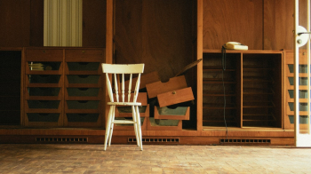 White Wooden Armless Chair White Wooden Armless Chair