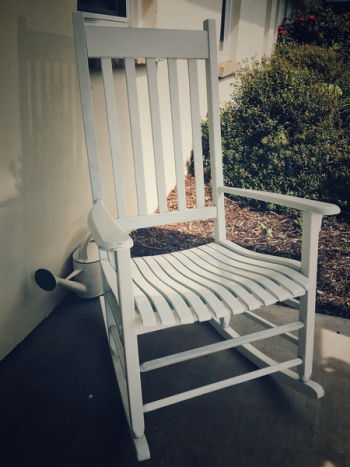 White Wooden Rocking Chair White Wooden Rocking Chair