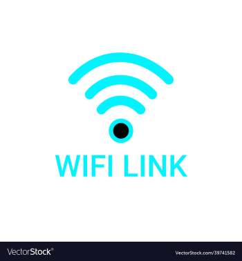 wifi icon wireless internet connection blue logo