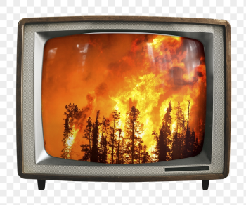 Wildfire png sticker, global warming | Free PNG - rawpixel