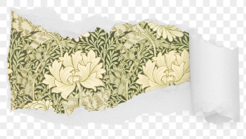 William Morris png flower pattern | Free PNG - rawpixel