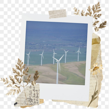 Wind turbine png sticker instant | Free PNG - rawpixel