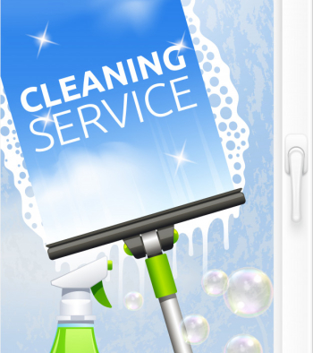 Window cleaning service concept Window cleaning service concept