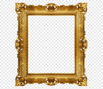 Window frame graphy, Gold Frame, frame, painted, golden Frame png