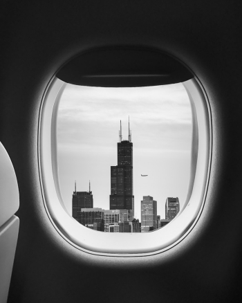 Window View of an Airplane Window View of an Airplane