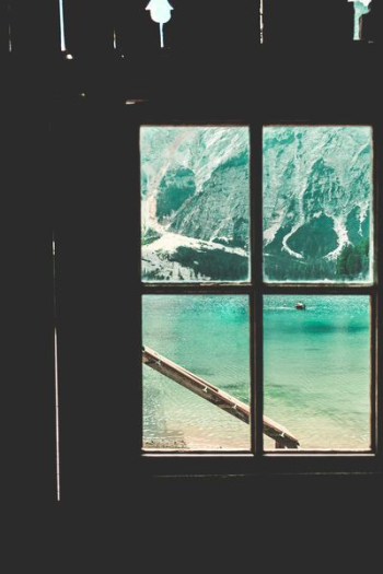window-view of boat on water window-view of boat on water