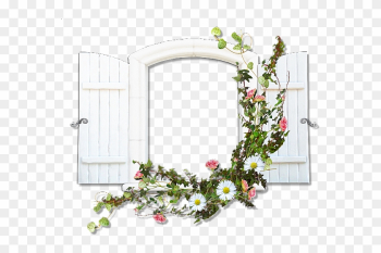 Window With Wild Flowers Flowers Transparent Frame - Window Frame Png Transparent Window With Wild Flowers Flowers Transparent Frame - Window Frame Png Transparent