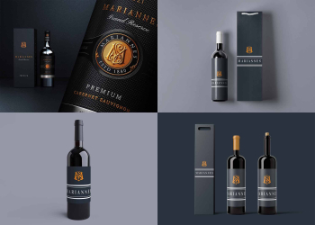 Wine Bottle Mockups
