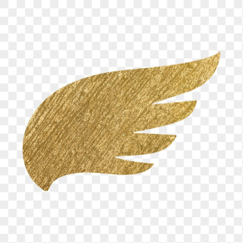 Wing png icon sticker, gold | Free Icons - rawpixel