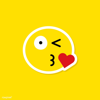 Wink kiss emoji | Free stock vector - 584094 Wink kiss emoji | Free stock vector - 584094