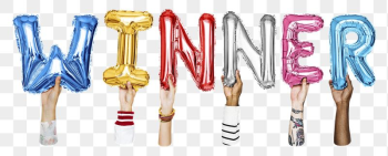 Winner word png, letter foil | Free PNG - rawpixel Winner word png, letter foil | Free PNG - rawpixel