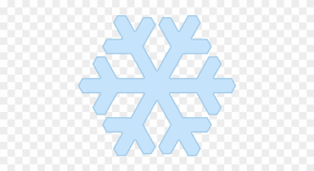 Winter Clipart - Simple Snowflake Png