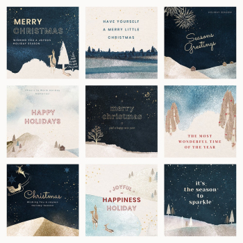 Winter Instagram post template, holiday | Free Vector Template - rawpixel Winter Instagram post template, holiday | Free Vector Template - rawpixel