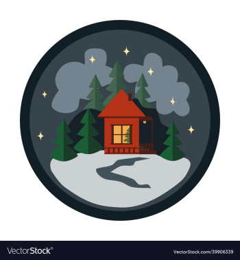 winter landscape night winter landscape night