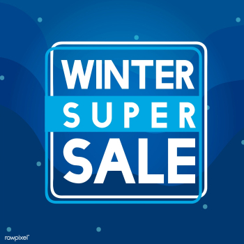 Winter super sale badge vector | Free stock vector - 503442 Winter super sale badge vector | Free stock vector - 503442
