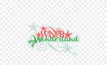 Winter Wonderland Title Svg Scrapbook Cut File Cute - Winter Wonderland Title