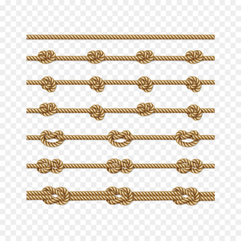 Wire rope Knot Illustration - Knotted rope Wire rope Knot Illustration - Knotted rope