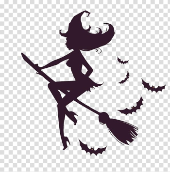 Witch illustration , Halloween Witchcraft Illustration, witch transparent background PNG clipart