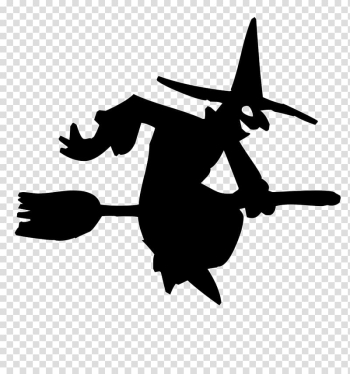 Witchcraft Silhouette Halloween, Witch Silhouette transparent background PNG clipart Witchcraft Silhouette Halloween, Witch Silhouette transparent background PNG clipart