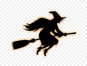 Witchs broom Witchcraft - Witch riding a broom Witchs broom Witchcraft - Witch riding a broom