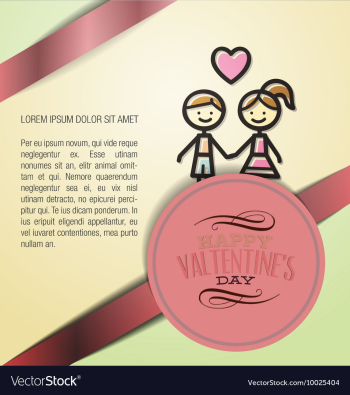 With love and lovers vector image With love and lovers vector image