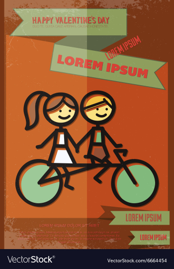 With love and lovers vector image With love and lovers vector image