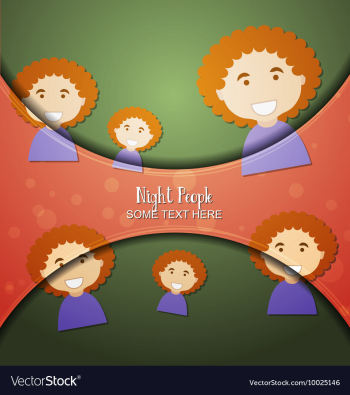 With people and people vector image With people and people vector image