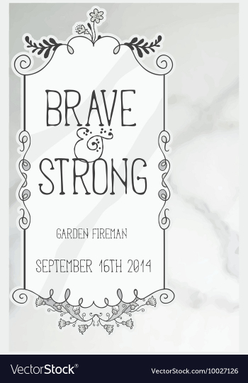 With subtle background and vintage typograph vector image