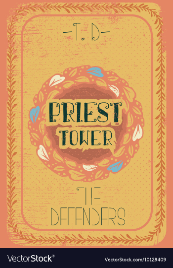 With subtle background and vintage typograph vector image