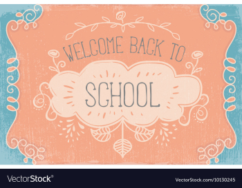 With subtle background and vintage typograph vector image