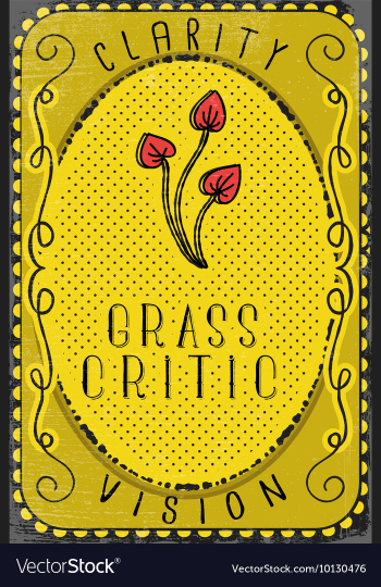 With subtle background and vintage typograph vector image
