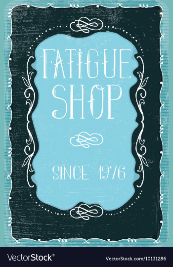 With subtle background and vintage typograph vector image
