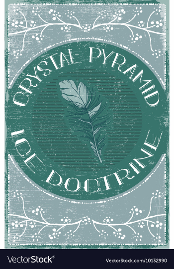 With subtle background and vintage typograph vector image