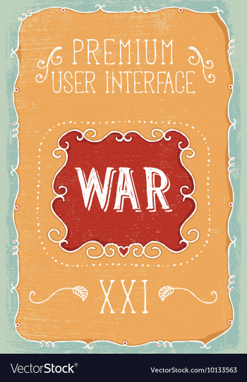 With subtle background and vintage typograph vector image