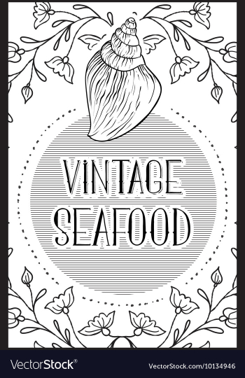 With subtle background and vintage typograph vector image