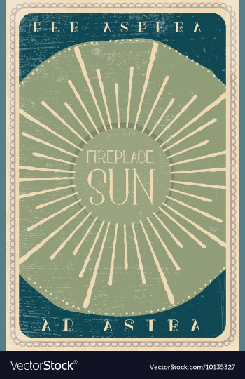 With subtle background and vintage typograph vector image