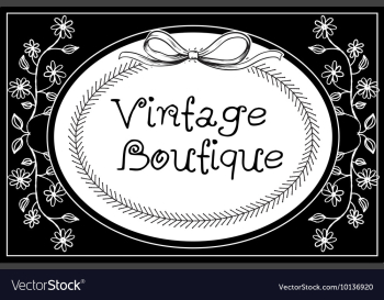 With subtle background and vintage typograph vector image